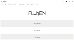 Desktop Screenshot of eushop.plumen.com